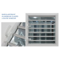 French Style Security Aluminium Louvre Windows